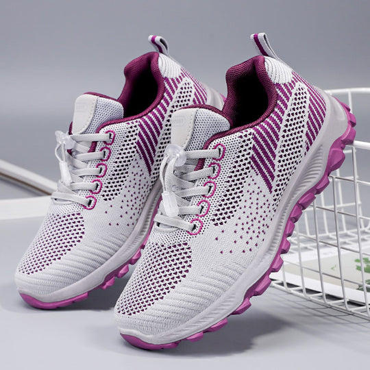 Damen Komfortable und flexible Laufschuhe mit atmungsaktivem Mesh-Obermaterial EB