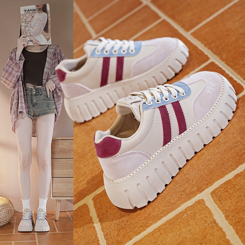 Damen Chunky Sneakers mit verstärktem Komfort und rutschfester Sohle EB