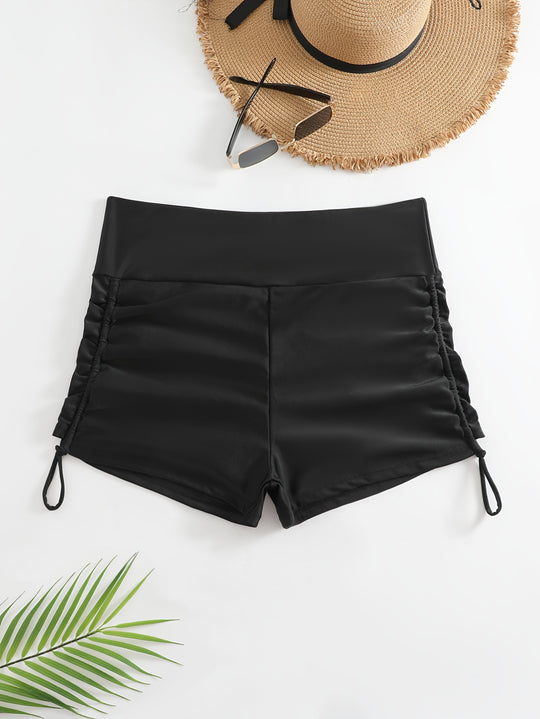 Damen Badeshorts mit verstellbarem Bund EB