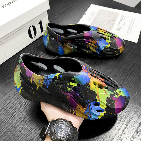 Damen Atmungsaktive Freizeitschuhe mit farbenfrohem Design und rutschfester Sohle EB