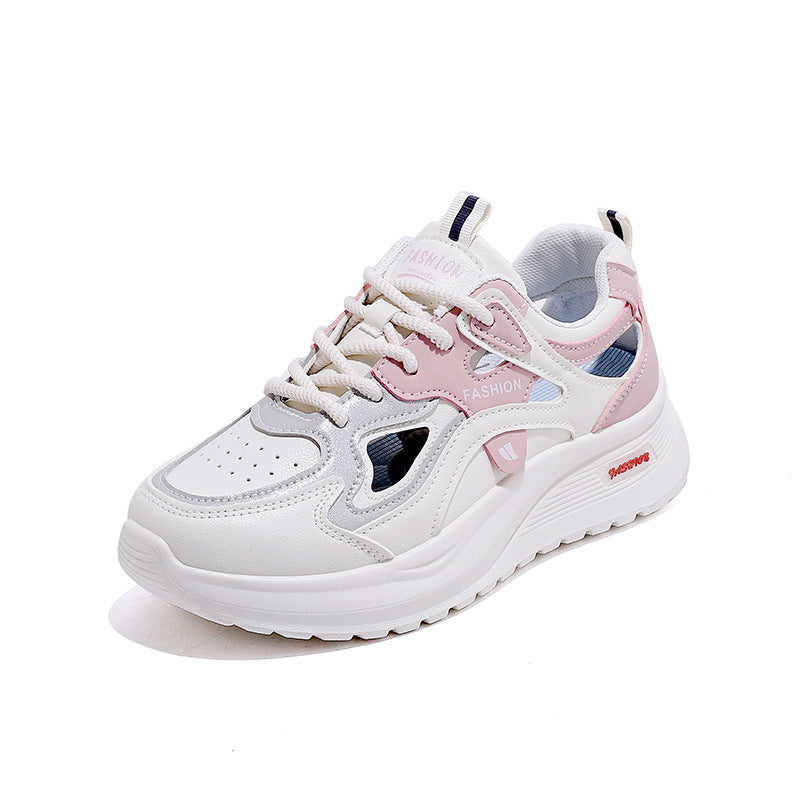 Damen Sportliche Sneakers mit atmungsaktiver Mesh-Oberfläche und modischem Design EB