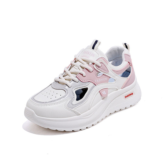 Damen Sportliche Sneakers mit atmungsaktiver Mesh-Oberfläche und modischem Design EB