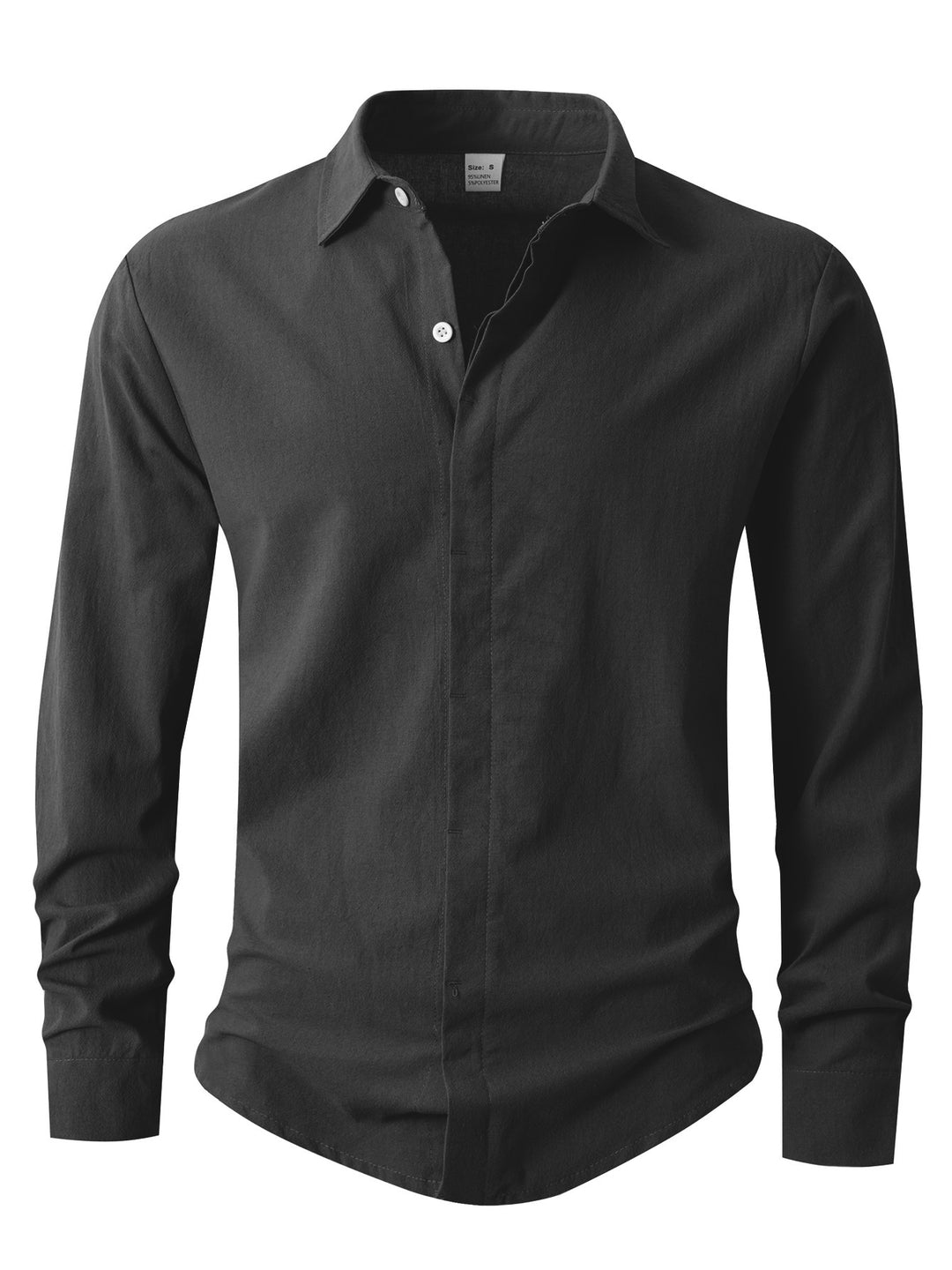 Herren Elegantes Casual-Hemd mit Slim-Fit Schnitt EB