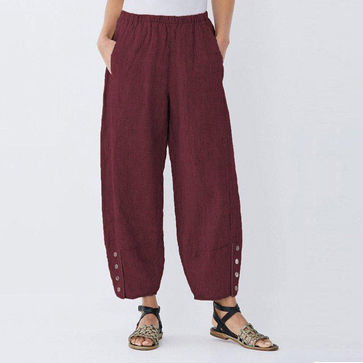 Damen lässige Hochwasserhose EB