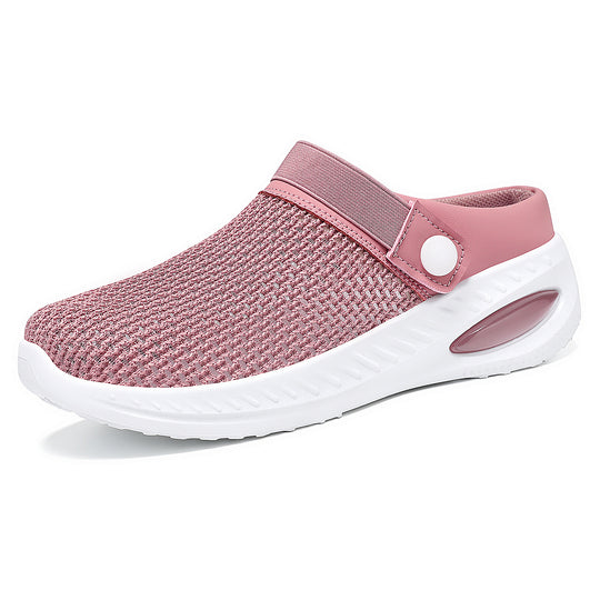 Damen Komfortable und stilvolle Clogs mit elastischem Riemen EB