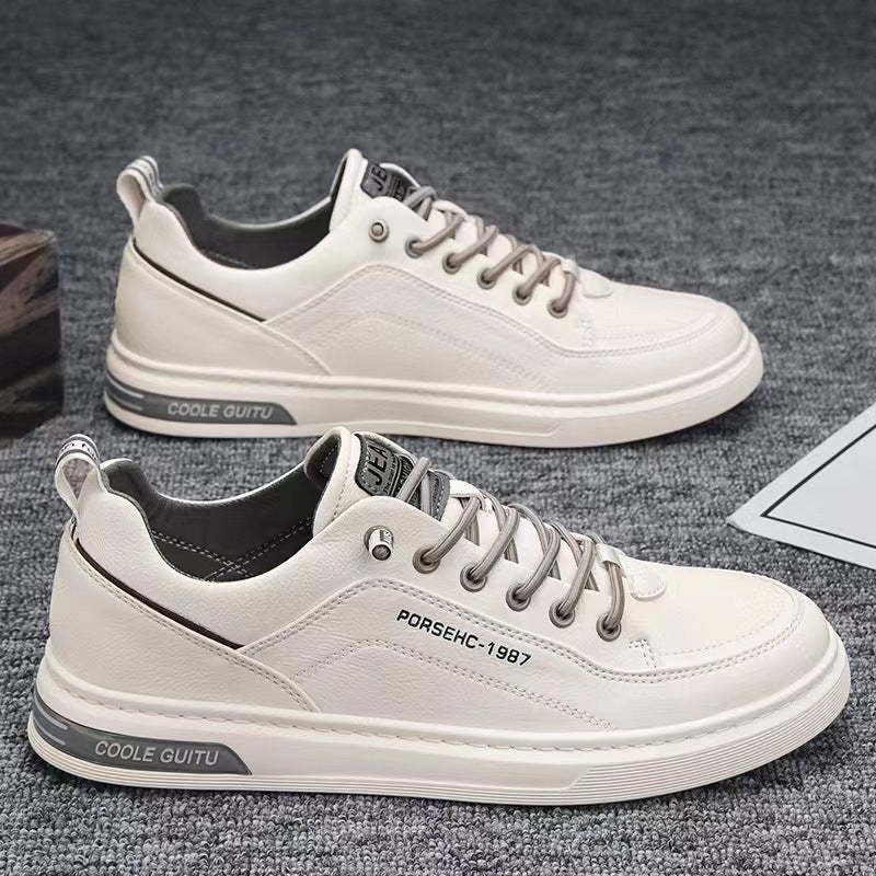 Damen moderne und sportliche Freizeitschuhe mit langlebigem Lederoberteil und atmungsaktiver Sohle EB