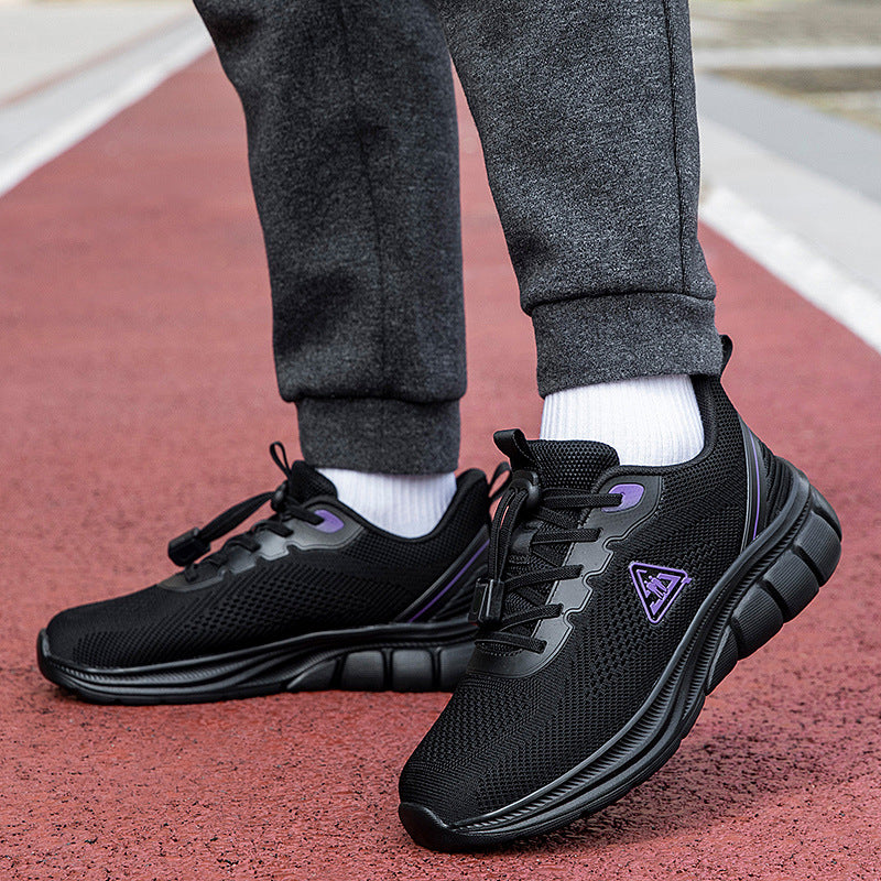 Damen Lauf-Sneaker mit atmungsaktivem Mesh-Obermaterial und flexiblem Design EB