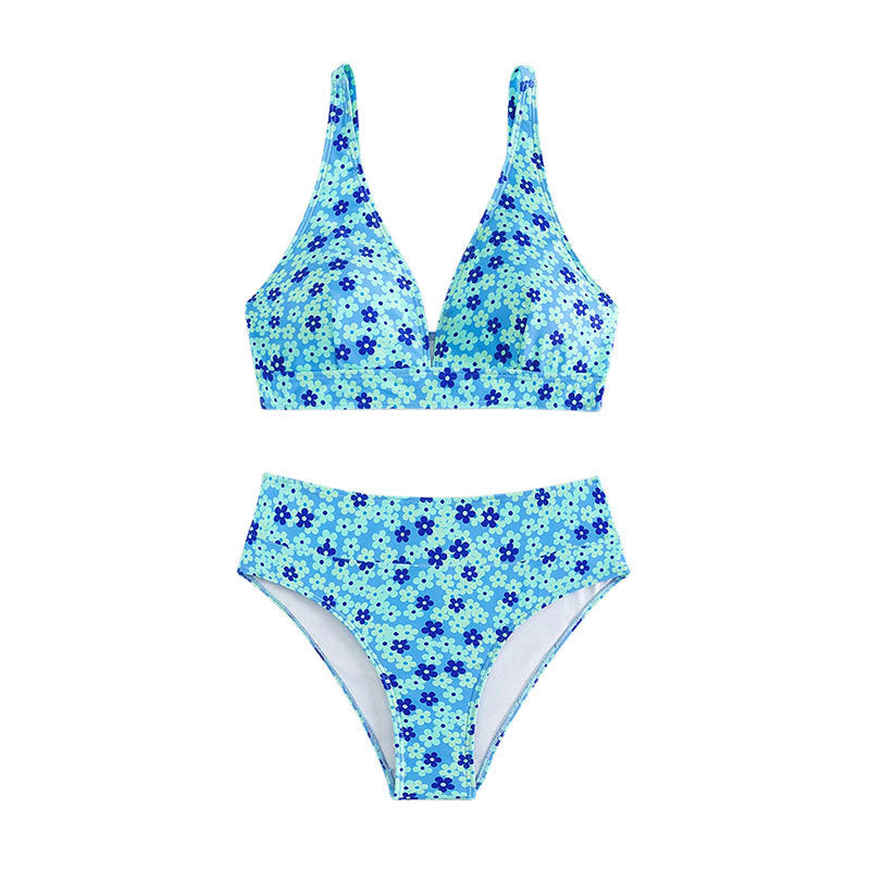 Damen Triangel-Bikini-Set mit floralem Design EB