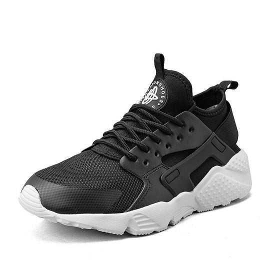 Herren sportlicher Training- und Lifestyle-Sneaker mit elastischem Fersenband, atmungsaktiver Strickkonstruktion und gedämpfter Wellen-EVA-Sohle EB