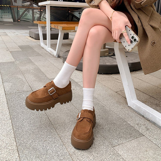 Damen modische Plateau-Schuhe EB