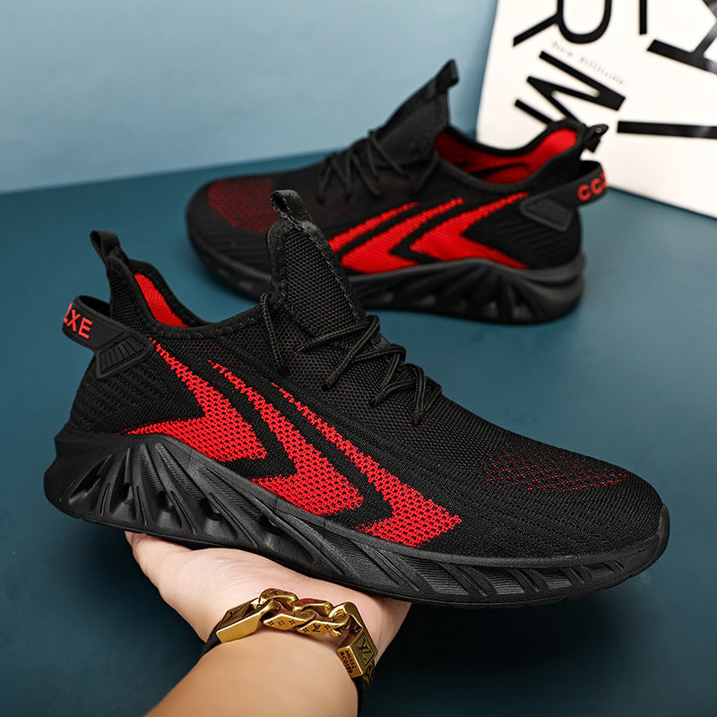 Damen Atmungsaktive Fitness Sneakers mit rutschfester Sohle EB