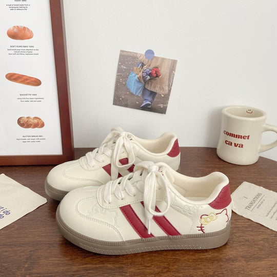 Damen Sportliche Sneaker mit moderner Linienführung und atmungsaktiver Sohle EB