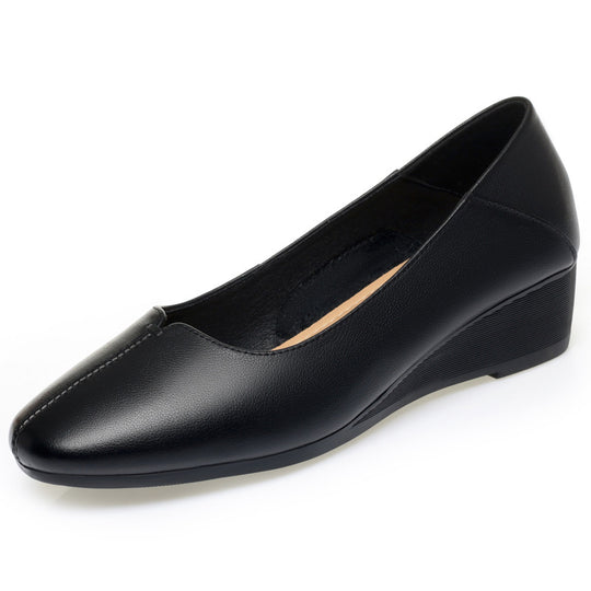 Damen Elegante Keil-Pumps mit atmungsaktivem Innenfutter EB