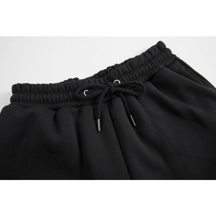 Damen Bequeme Sporthose mit elastischem Bund und Seitentaschen EB