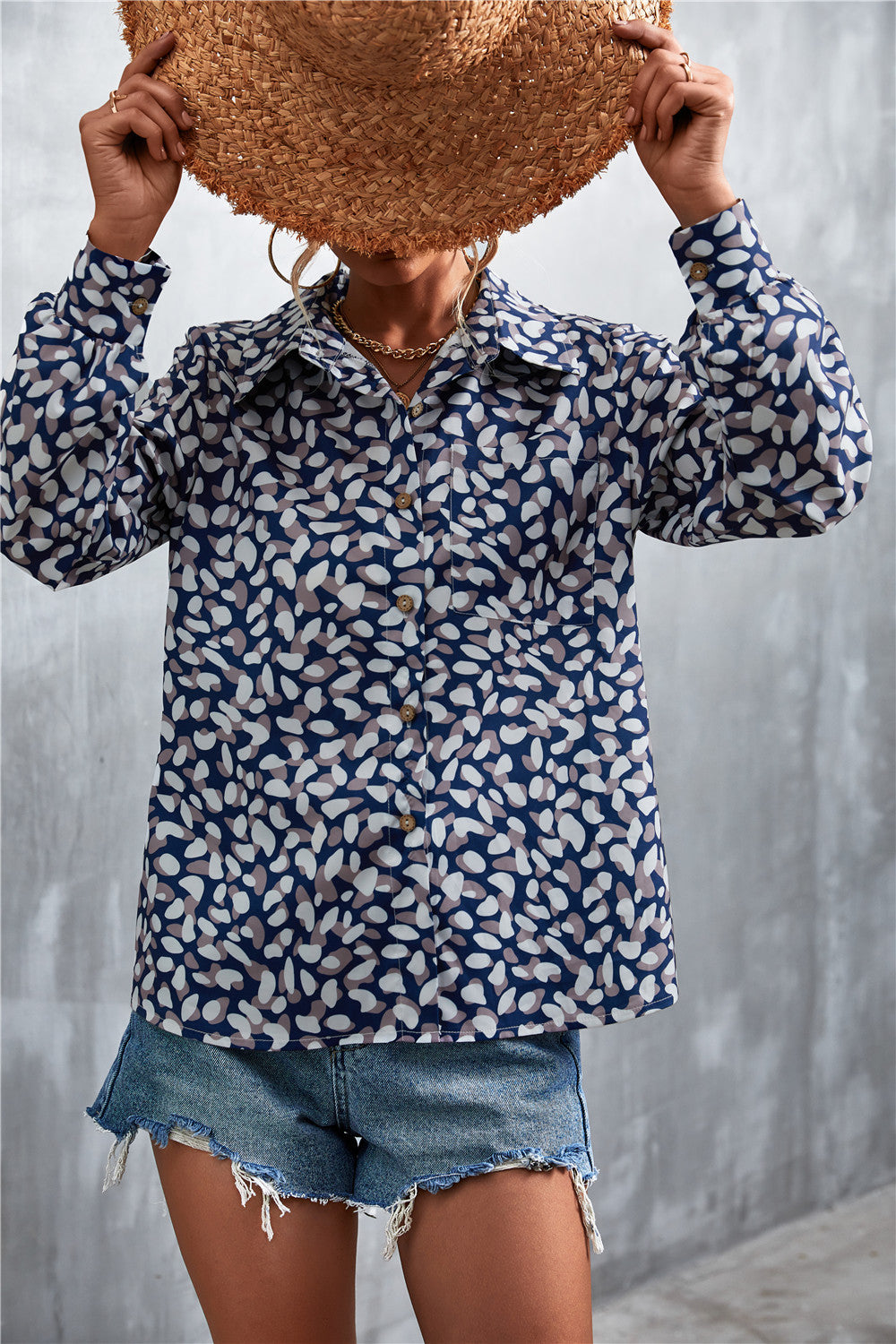 Damen Hemd im extravaganten Paisley-Design EB