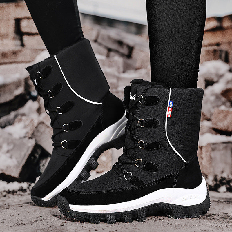 Damen Winterboots mit isolierender Fütterung und rutschfester Sohle EB