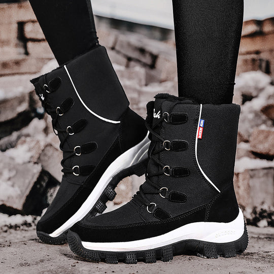 Damen Winterboots mit isolierender Fütterung und rutschfester Sohle EB