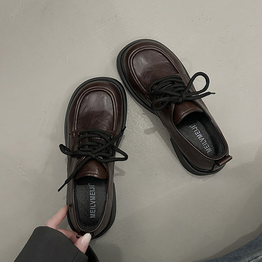 Damen elegante Schnürschuhe mit rutschfester Sohle und modischem Design EB