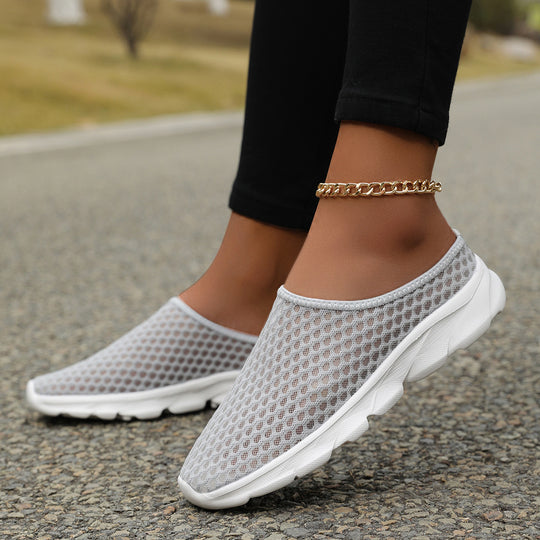 Damen Atmungsaktive Slip-On Sport-Schuhe mit flexiblem Netzdesign EB