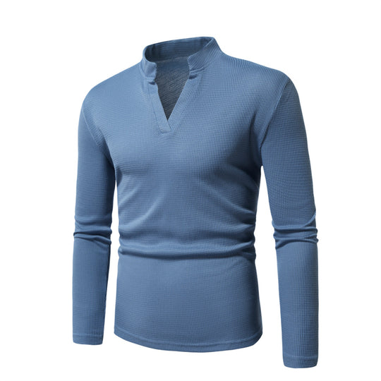 Herren Langarmshirt mit strukturierter Oberfläche EB