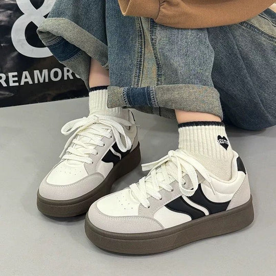 Damen Sportliche Sneakers mit anatomisch geformter Sohle und atmungsaktivem Obermaterial EB