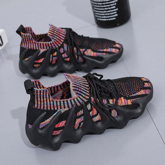 Damen Modische Sneaker mit innovativem Stretch-Obermaterial und rutschfester Sohle EB