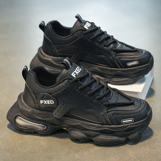 Damen Sportliche Chunky Sneakers mit atmungsaktivem Obermaterial und dämpfender Sohle EB