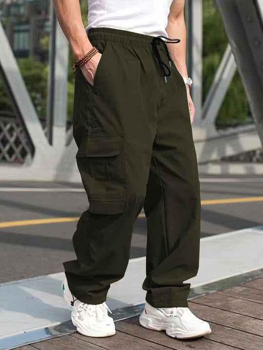 Herren Cargo-Hose mit vielen funktionalen Taschen und lockerer Passform EB