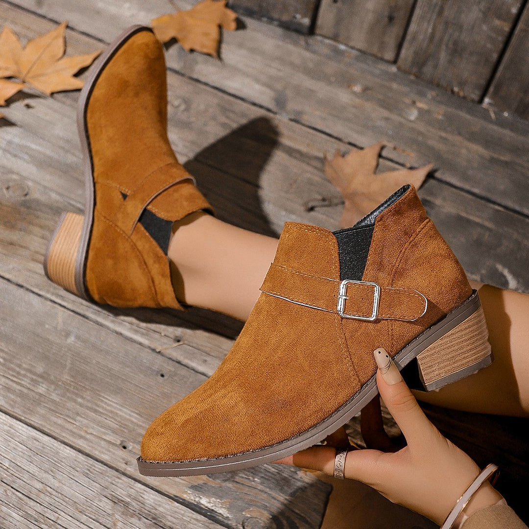 Damen Stilvolle Ankle Boots EB