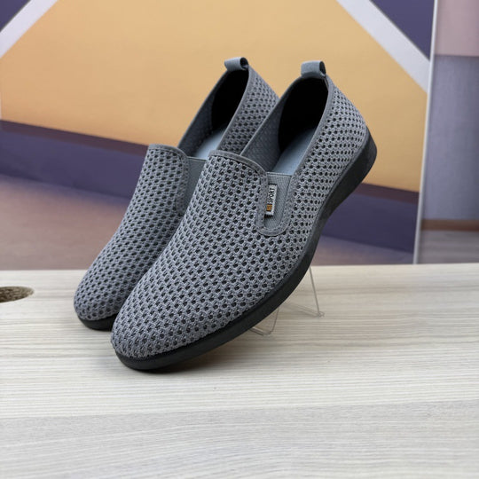 Damen Atmungsaktive Slip-On Sneakers mit flexiblem Netzobermaterial EB