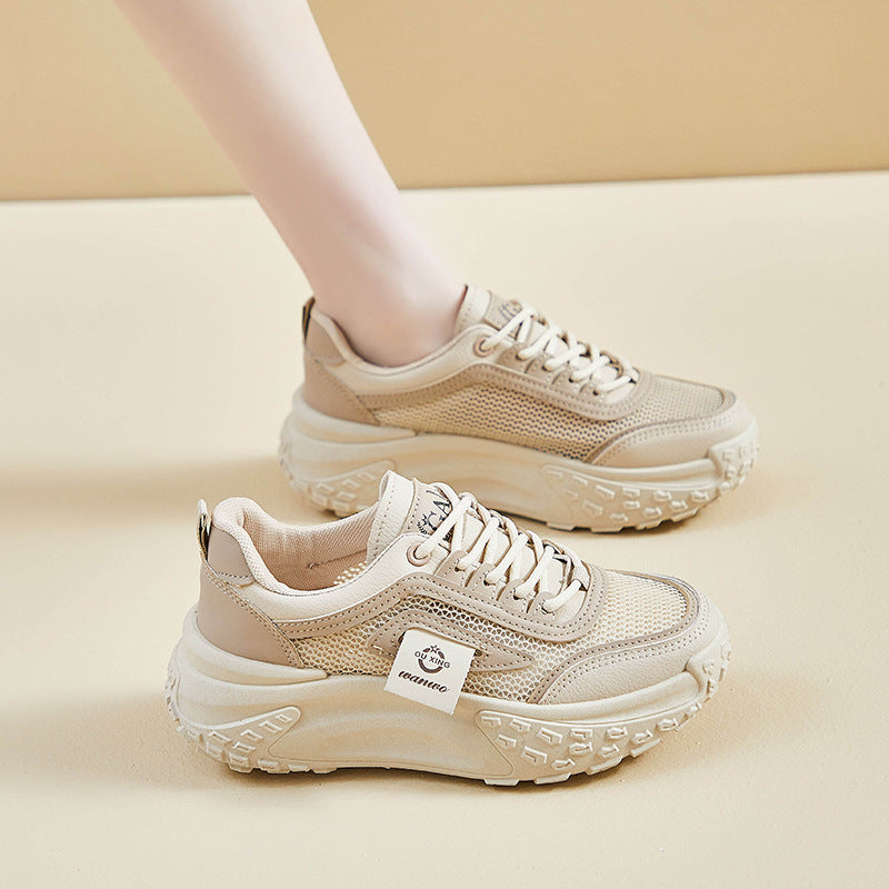 Damen Sportliche Sneakers mit atmungsaktivem Mesh-Obermaterial und innovativer Dämpfungstechnologie EB
