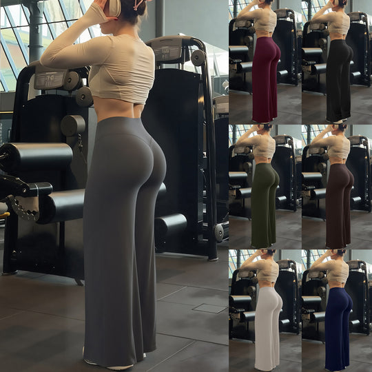 Damen Sportliche Hochbund-Leggings EB