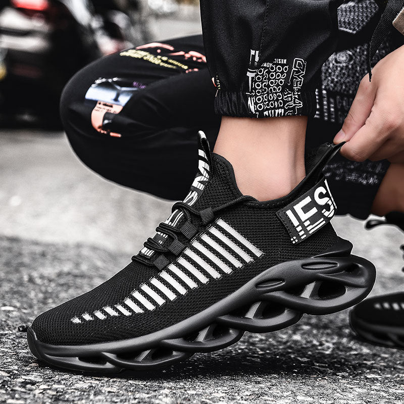 Damen Sportliche Hochleistungs-Sneaker mit atmungsaktiver Mesh-Oberfläche und flexibler Sohle EB