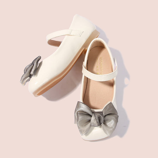 Mädchen Ballerinas mit dekorativem Schleifen-Design EB