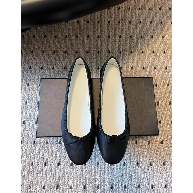 Damen Ballerinas mit raffiniertem Schleifen-Detail und komfortablem Fußbett EB