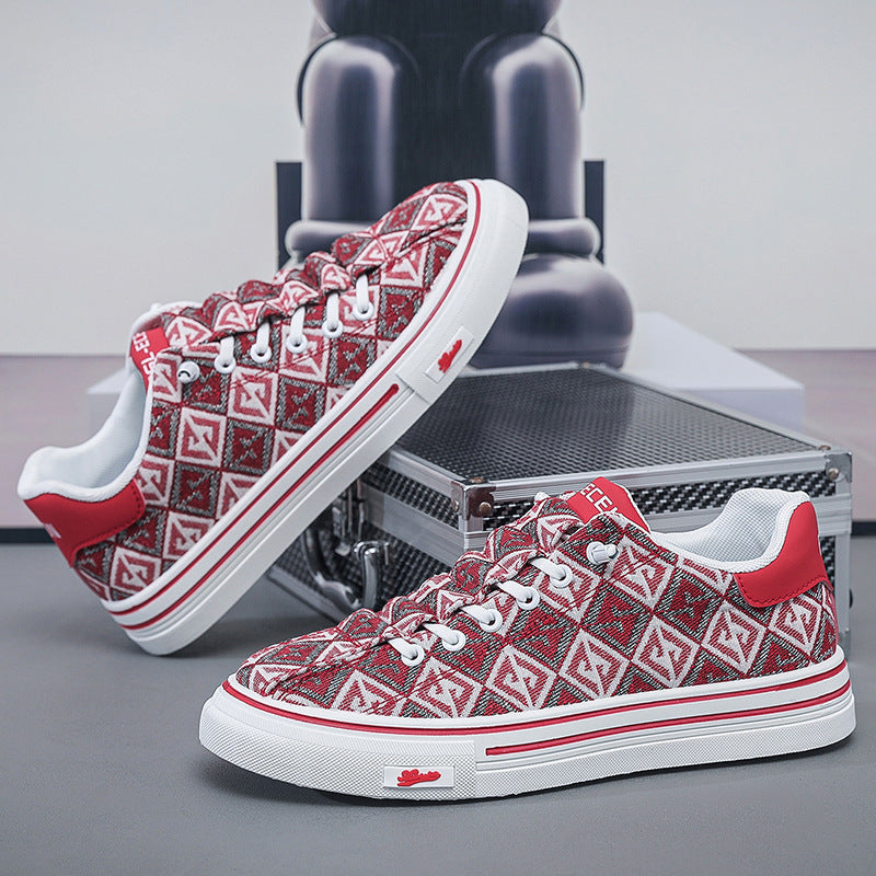 Damen Modische Sneaker mit geometrischem Muster EB