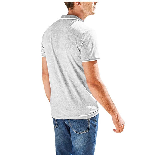 Herren Poloshirt mit modischem Kragen und praktischer Brusttasche EB