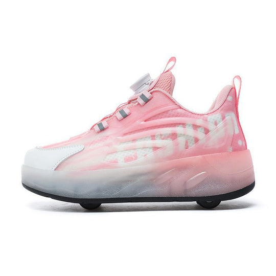 Damen LED Leuchtschuhe mit Rollerskate-Funktion und atmungsaktivem Obermaterial EB