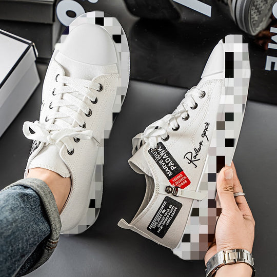 Damen Canvas Sneakers mit elastischem Obermaterial und komfortabler Sohle EB
