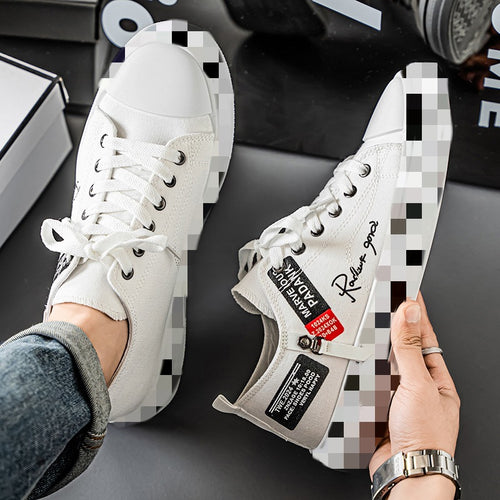 Damen Canvas Sneakers mit elastischem Obermaterial und komfortabler Sohle EB