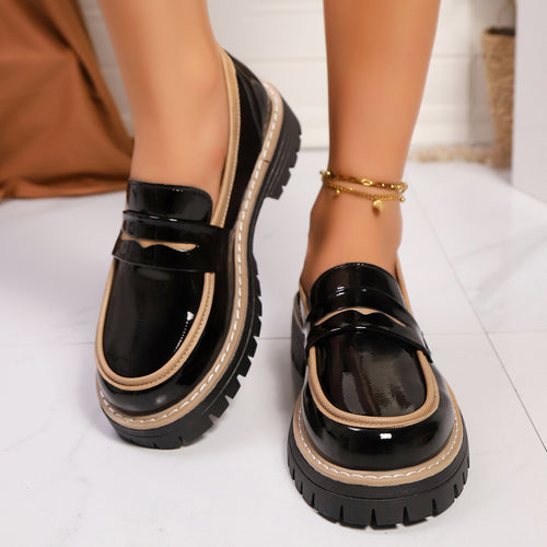 Damen Loafers mit modischem Akzent und rutschfester Sohle EB