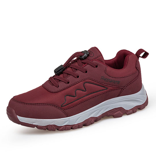 Damen Sportliche Freizeitschuhe mit rutschfestem Profil und elastischem Schnellverschluss EB