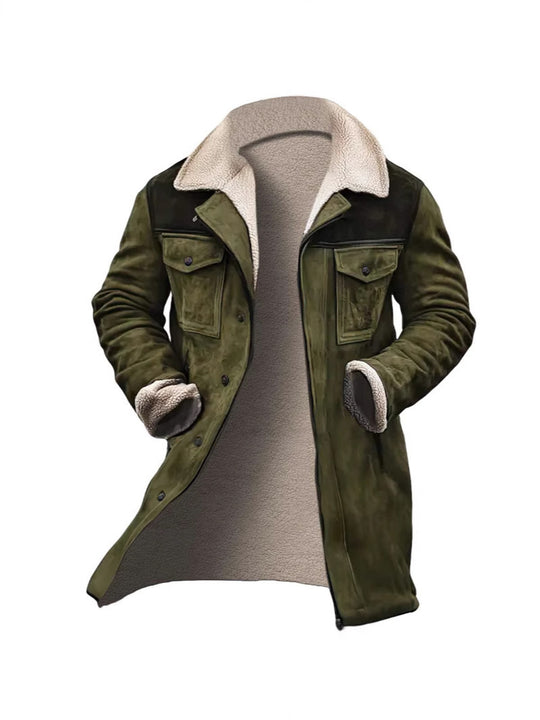 Herren erstklassige Jacke mit Teddyfutter EB
