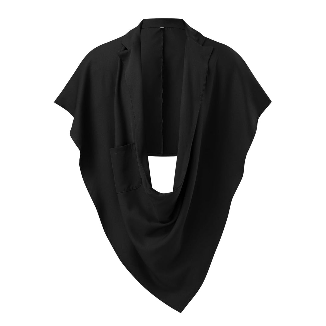 Damen Elegante Oversize-Umhangjacke mit praktischem Taschen-Design EB