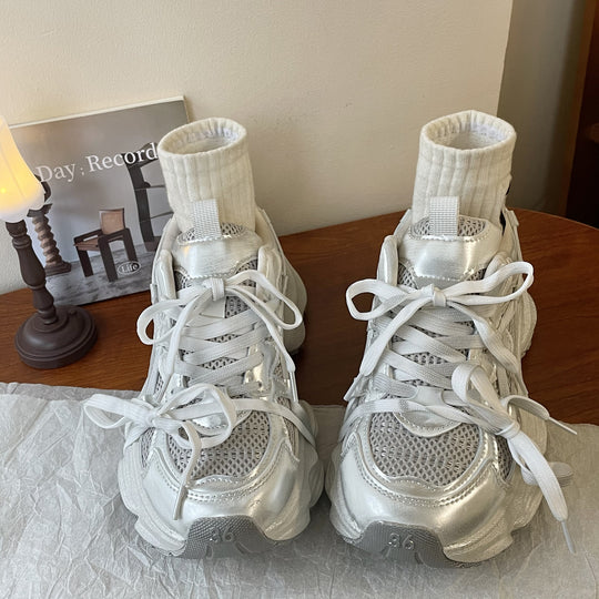 Damen Sportliche Chunky Sneakers EB