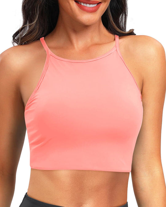 Damen Sportliches Crop-Top EB