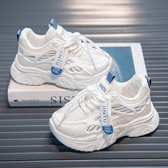 Damen Sneakers im modernen Sport-Look mit atmungsaktiven Mesh-Einsätzen und komfortabler Dämpfung EB