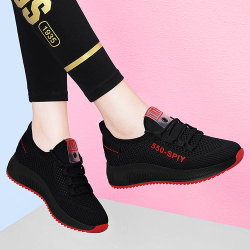 Damen Atmungsaktive und flexible Laufschuhe mit dämpfender Sohle EB