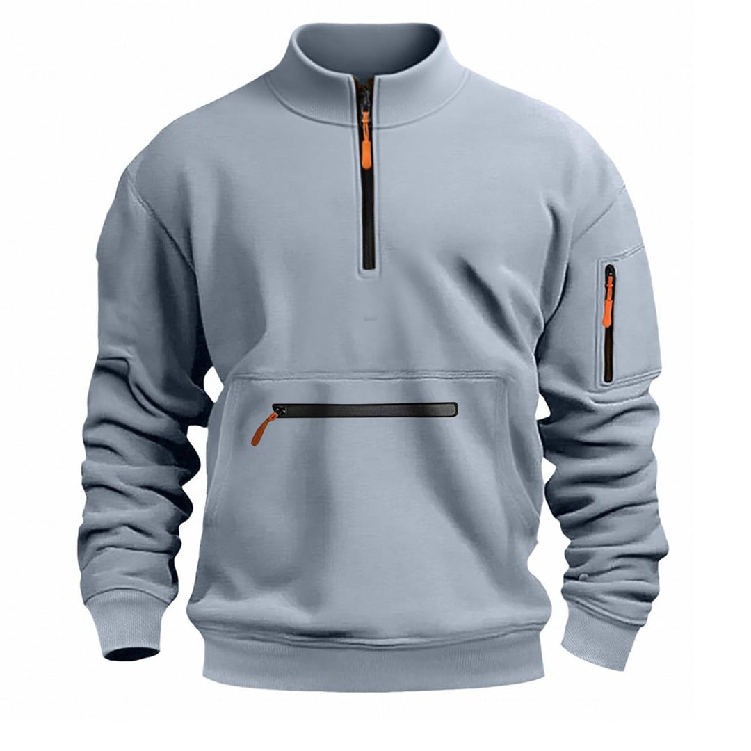 Herren funktionale Sweatshirt mit Reißverschluss EB
