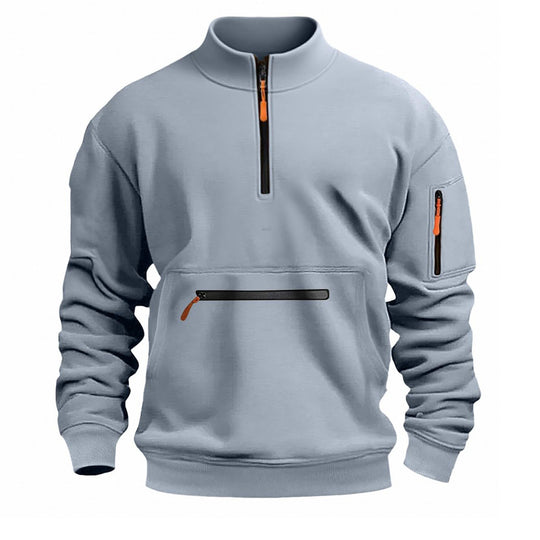 Herren funktionale Sweatshirt mit Reißverschluss EB